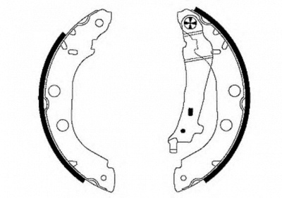 HELLA PAGID 8db355001751 -  Комплект тормозных колодок